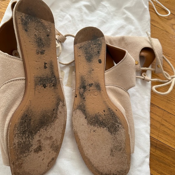 CHLOE SUEDE GLADIATOR SANDALS - Picture 11 of 12